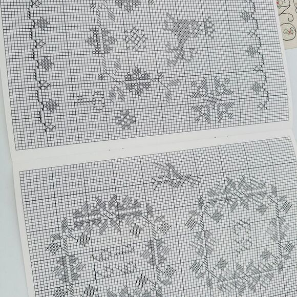 Eva Rosenstand Alphabet Cross Stitch Pattern Book Monogram Children Kids Vintage - Picture 14 of 15